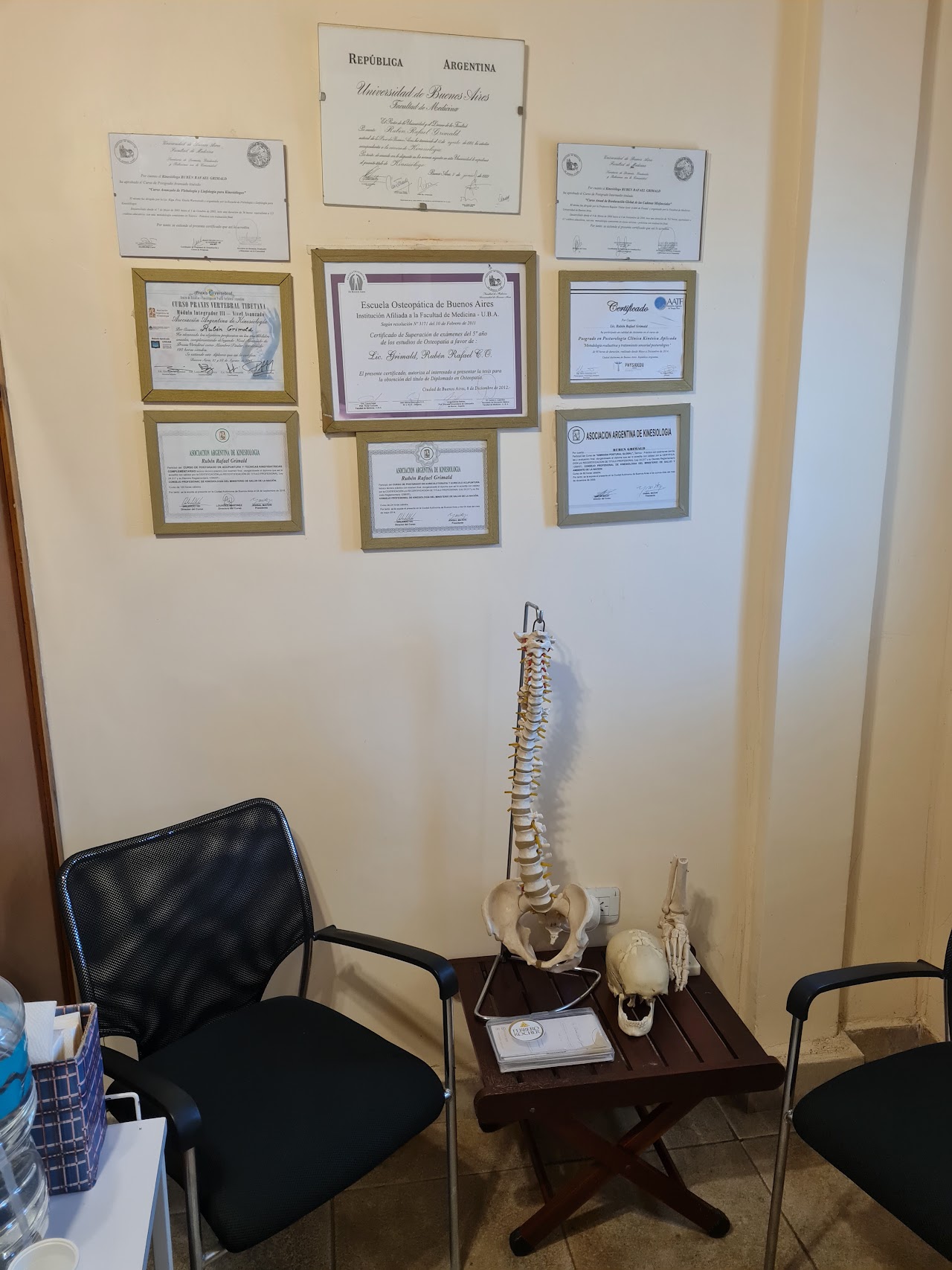 Sala de espera de Aequus Kinesiología Global